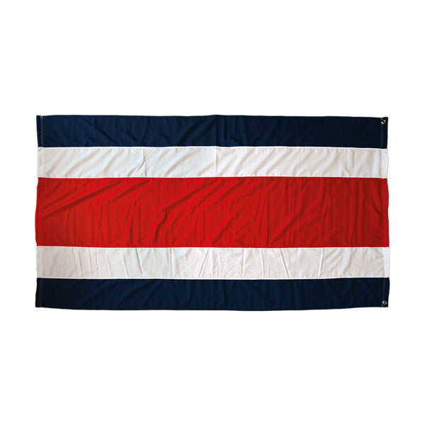 Bandera de tela con ojetes 2X1.20 metros Costa Ric