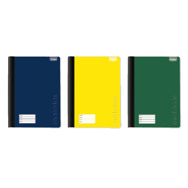 Cuaderno cosido grande 100 hojas