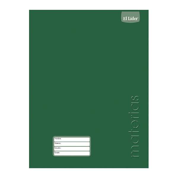 Cuaderno cosido grande 100 hojas