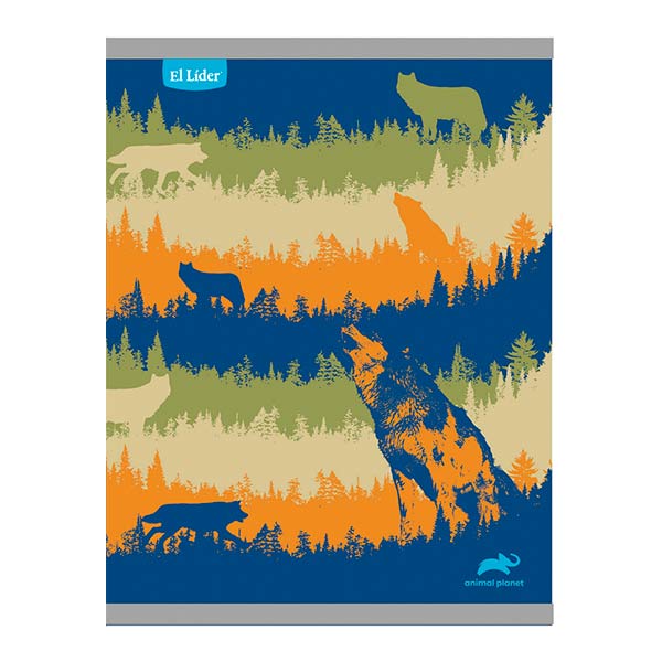 Cuaderno grande de resorte 80h Animal Planet 11031