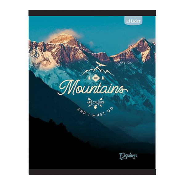Cuaderno grande de resorte 100 hojas Explo 11208 E