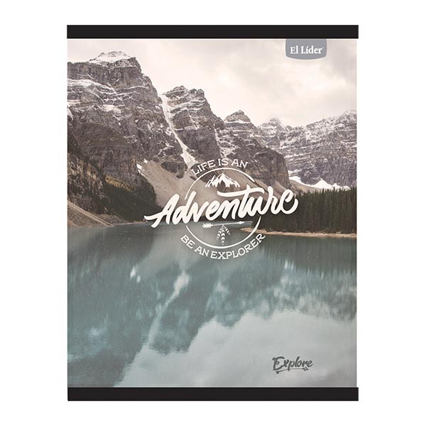 Cuaderno grande de resorte 100 hojas Explo 11208 E