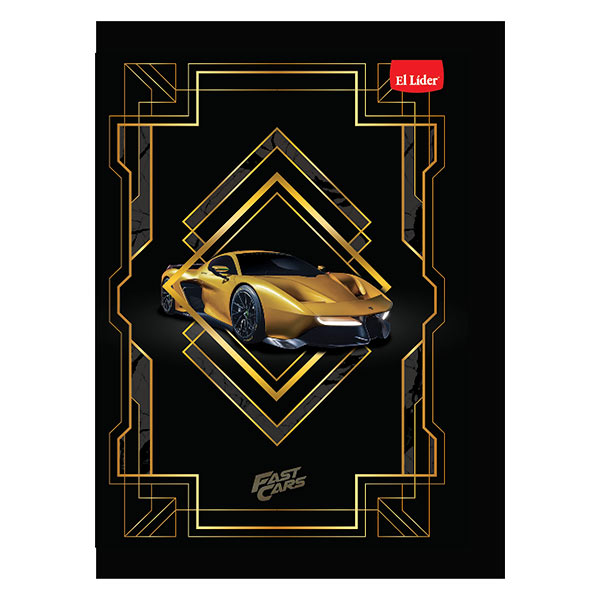 Cuaderno grande de resorte tapa dura 100 hojas mas
