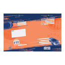 Cuaderno grande de resorte tapa dura 100 hojas mas