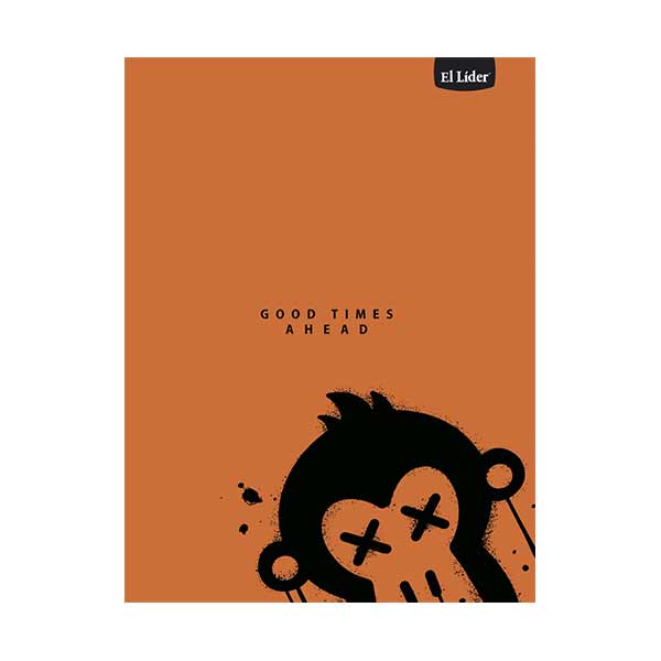 Cuaderno resortes grande surtido Masculino 200 hojas el Líder