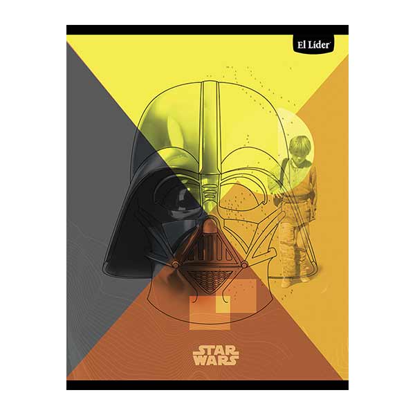 Cuaderno resortes grande Mandalorian 150 hojas el Líder