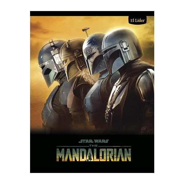 Cuaderno resortes grande Mandalorian 150 hojas el Líder