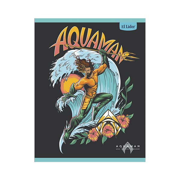 Cuaderno cosido grande Aquaman 100 hojas El Líder