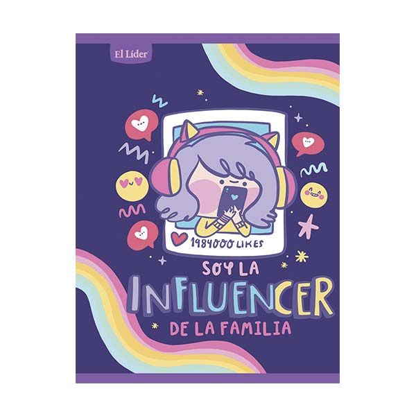 Cuaderno cosido grande Vania Bachur 100 hojas El Líder