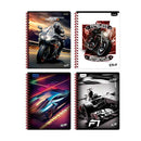 Cuaderno espiral grande 80 hojas