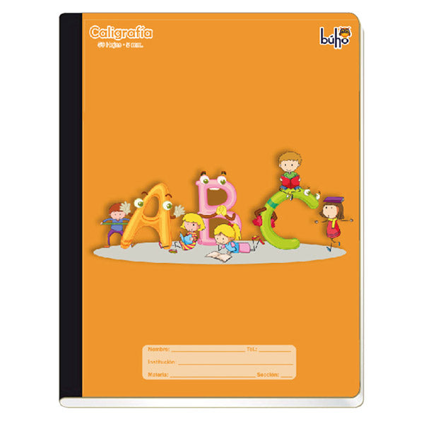 Cuaderno caligrafia 5mm 50 hojas