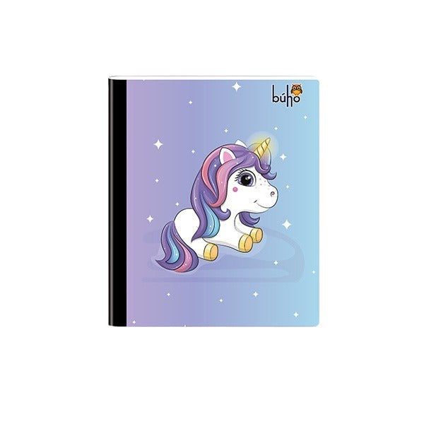 Cuaderno cosido pequeño femenino 100 hojas Buho