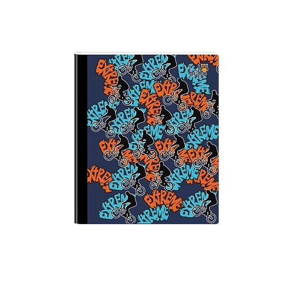 Cuaderno cosido pequeño masculino 100 hojas Buho