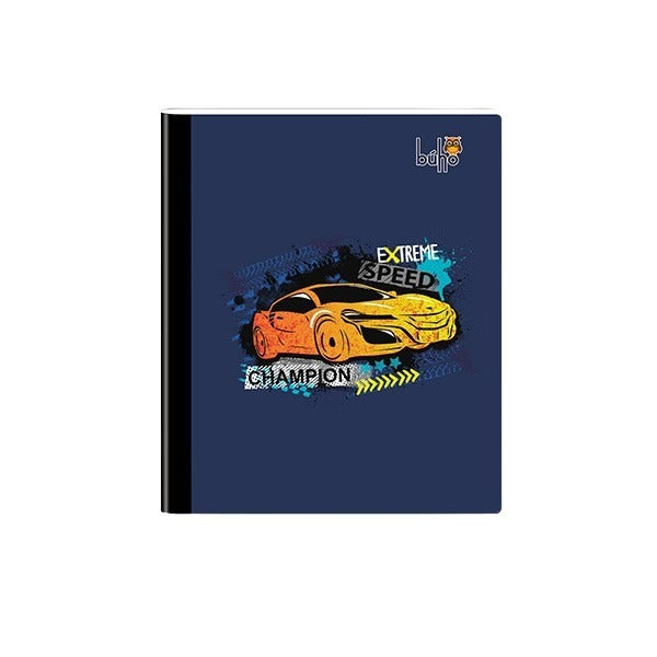 Cuaderno cosido pequeño masculino 100 hojas Buho