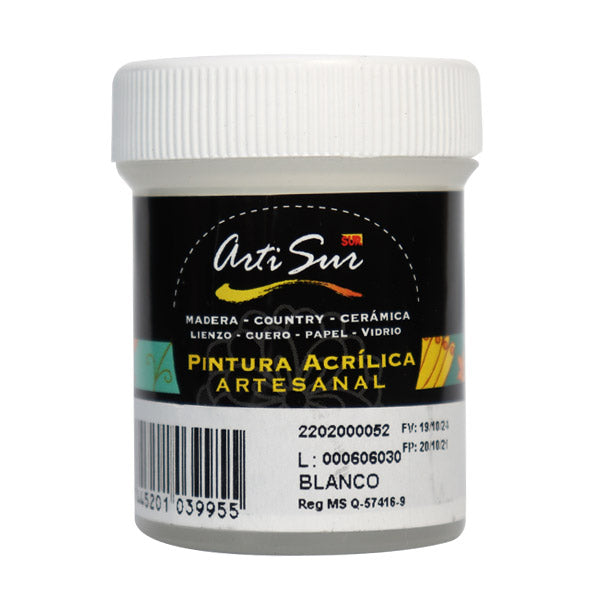 Pintura artesanal 30ml rosado oscuro Artisur