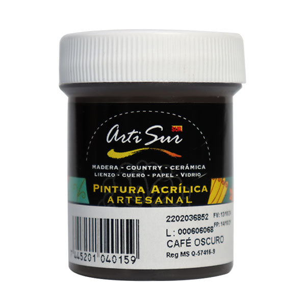 Pintura artesanal 30ml fucsia Artisur