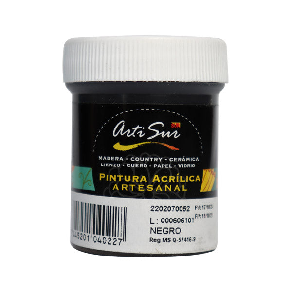 Pintura artesanal 30ml aluminio Artisur