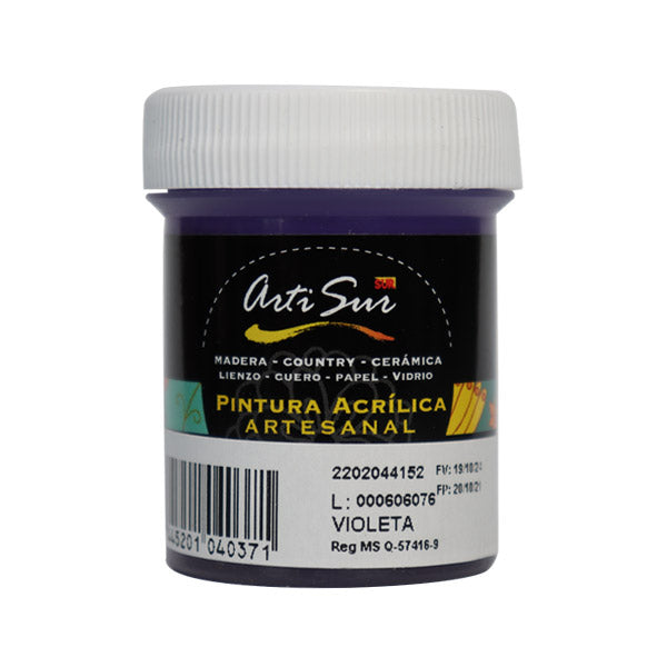 Pintura artesanal 30ml azul cobalto Artisur