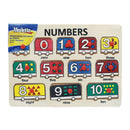Rompecabezas de madera Números Merletto.
