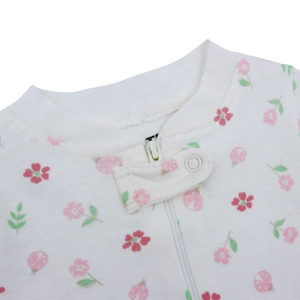 Pijama manga larga flores para niña 0-9 meses - Cutie Baby