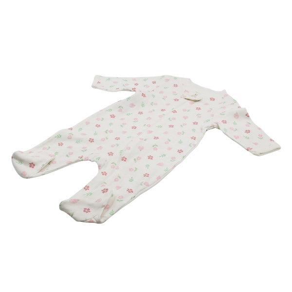 Pijama manga larga flores para niña 0-9 meses - Cutie Baby
