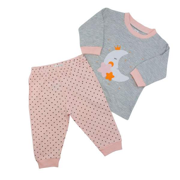 Pijama manga larga para niña 3-12 meses - Titicos