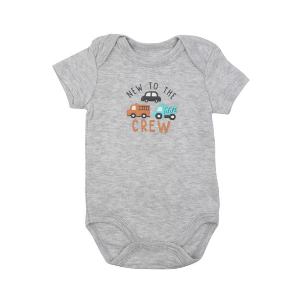 Set mamelucos manga corta 0-9m niño - Cutie Baby