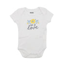 Set mamelucos manga corta para niña 0-9 meses - Cutie Baby