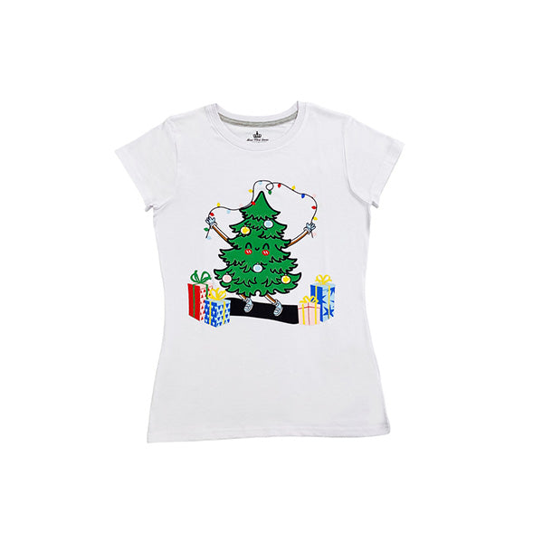 Camiseta navideña S-XL dama - Miro Christmas