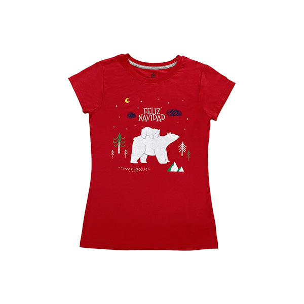 Camiseta navideña 2-8 niña - Miro Christmas