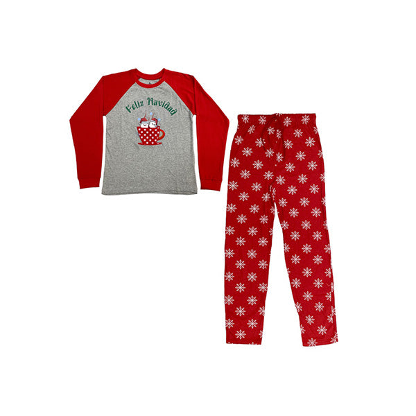 Pijama manga larga navideña 10-16 niño juvenil - Miro Christmas
