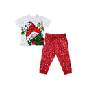 Pijama manga corta navideña 2-8 niña - Miro Christmas