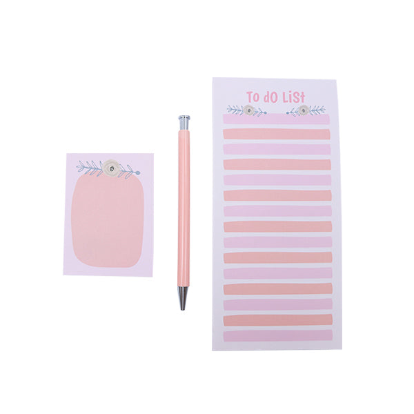Nota memo pad set 3 unidades surtidas Merletto.