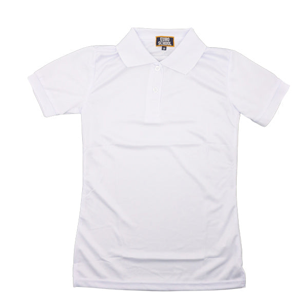 Camiseta polo dry fit 6-16 niña  Euro-School