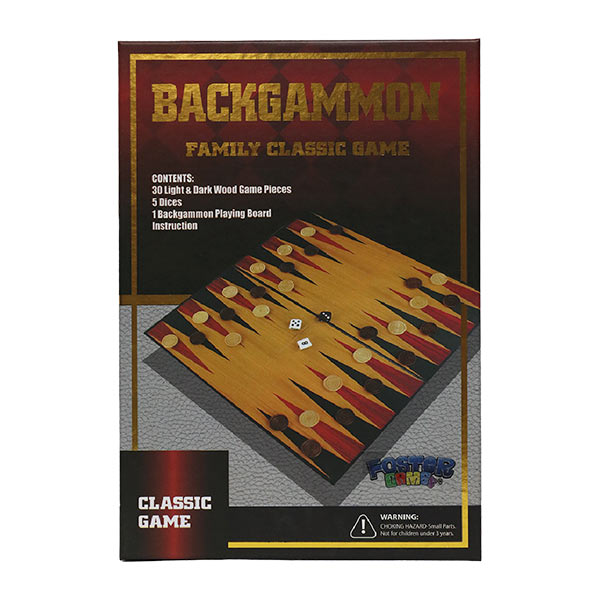 Juego de mesa clásico Backgammon