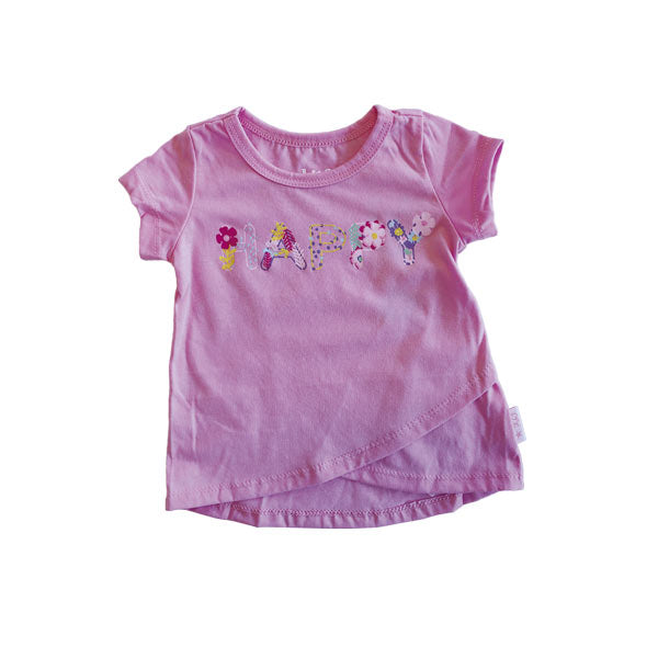 Blusa manga corta Happy 6-24M Kids Land