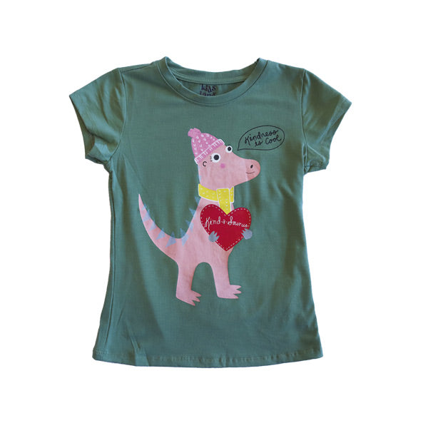 Blusa manga corta Dino 2-8 Niña Kids Land