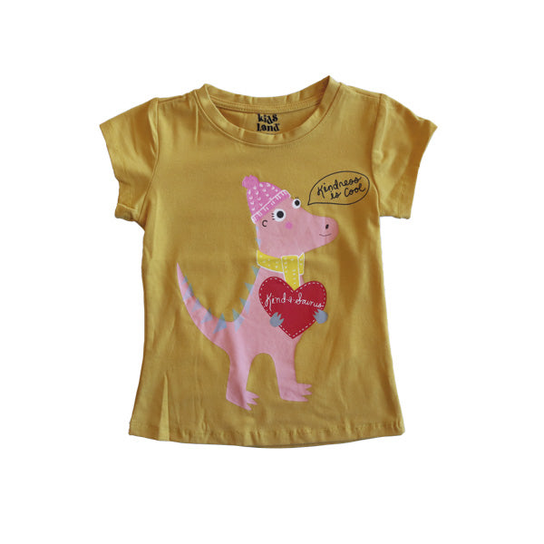 Blusa manga corta Dino 2-8 Niña Kids Land