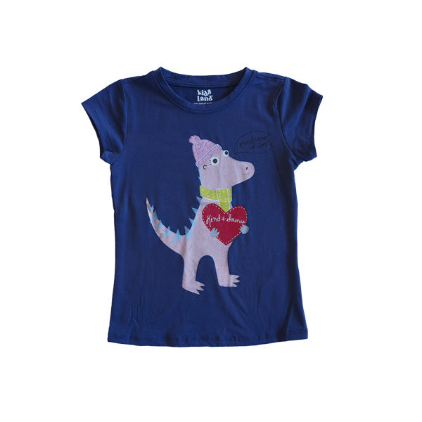 Blusa manga corta Dino 2-8 Niña Kids Land