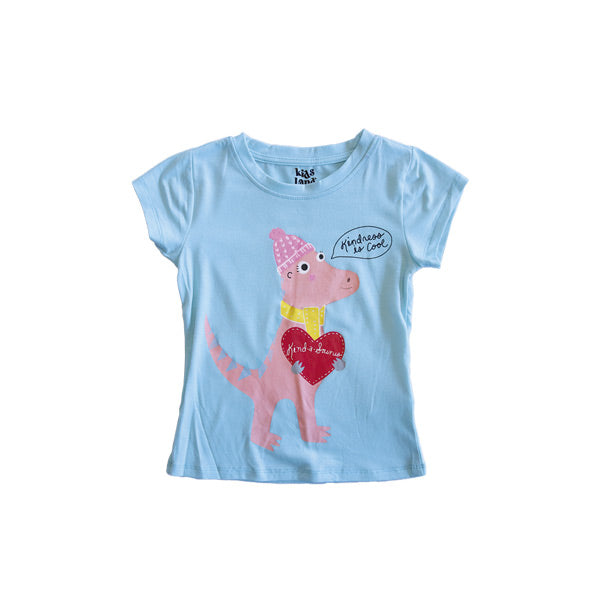 Blusa manga corta Dino 2-8 Niña Kids Land