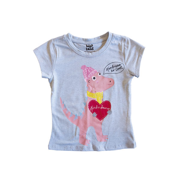 Blusa manga corta Dino 2-8 Niña Kids Land