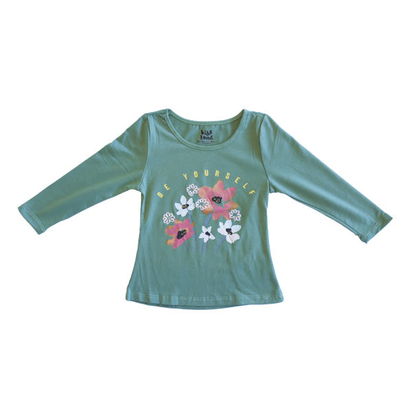 Blusa manga larga Flores 2-8 Niña Kids Land