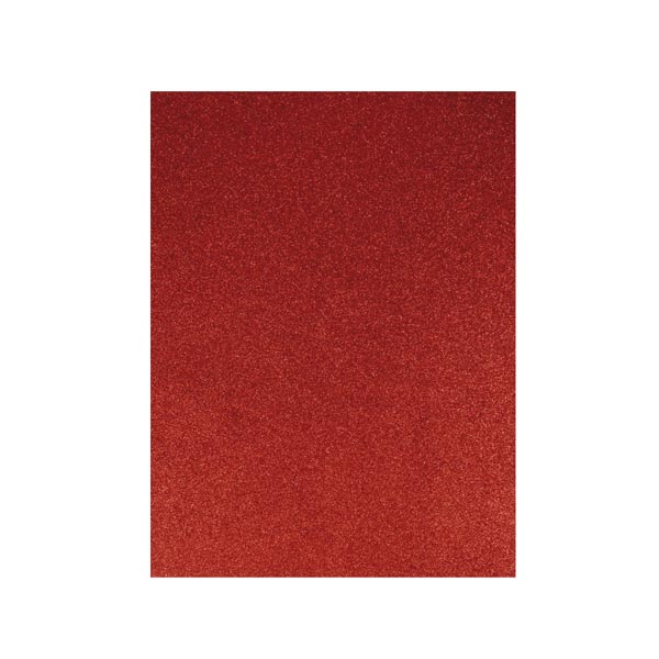 Foam escarchado carta 21.5x28cm rojo claro Basic.