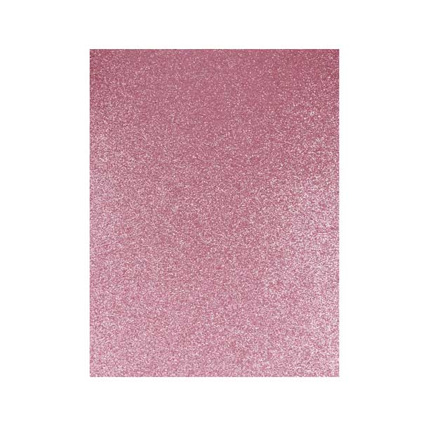 Foam escarchado carta 21.5x28cm rosado Basic.