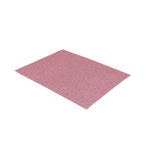 Foam escarchado carta 21.5x28cm rosado Basic.