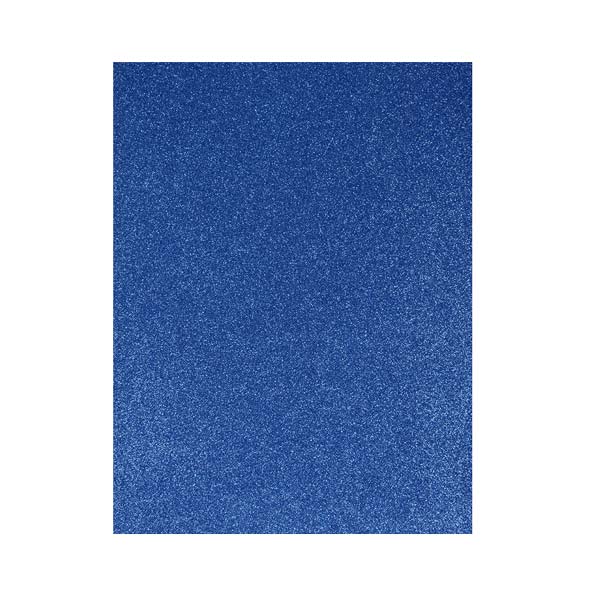 Foam escarchado carta 21.5x28cm azul Basic.