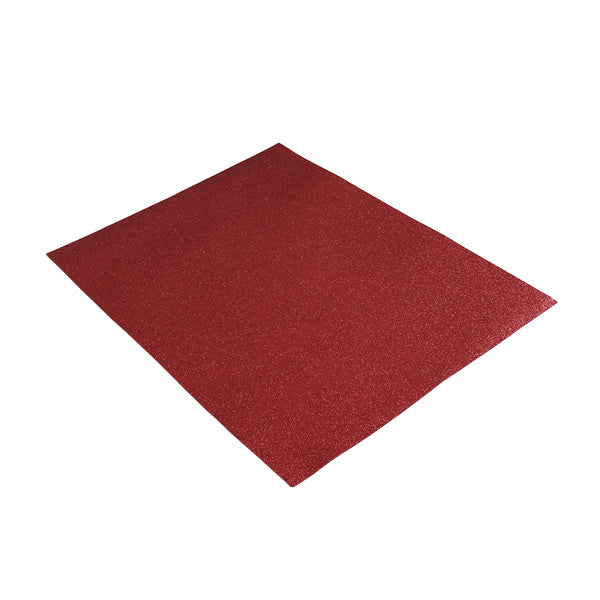 Foam pliego escarchado 45x60cm rojo oscuro Basic.