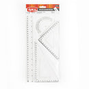 Juego de geometría 30 centímetros