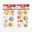 Sticker de fieltro 3D flores