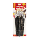 Pinceles set 9 unidades surtidos